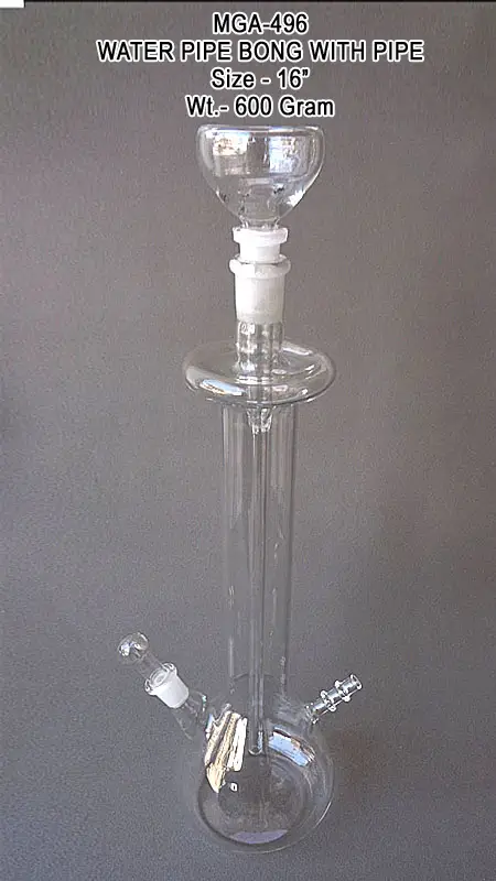 WATER PIPE BONG WITH PIPE